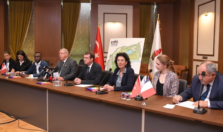 Fransa’dan gelen Nantes Çiçek Komitesi, EXPO 2023’te incelemelerde bulundu