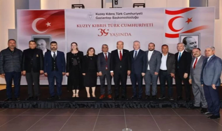Gaziantep’te KKTC 39’uncu kuruluş yıl coşkusu