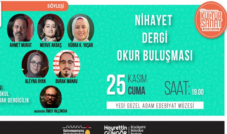 Nihayet Dergisi’nin Usta Kalemleri Edebiyatseverlerle Buluşacak
