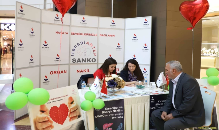 SANKO Üniversitesi Hastanesi’nden Organ Bağışı etkinliği