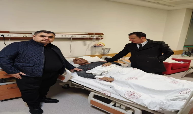 Vefalı Başkan Gazeteci Arkadaşını Ziyaret etti