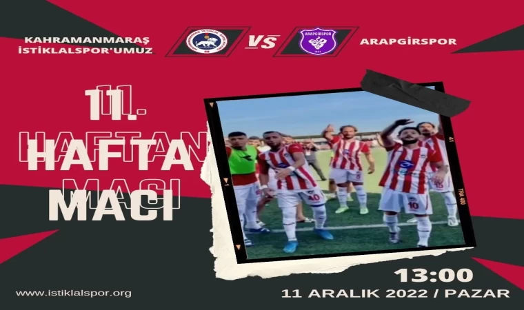 Kahramanmaraş İstiklalspor, Taraftarı Önünde Galibiyeti Kovalayacak