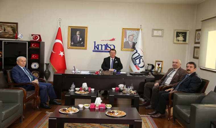 Rektör Yasım’dan KMTSO Başkanı Buluntu’ya “Hayırlı Olsun” Ziyareti
