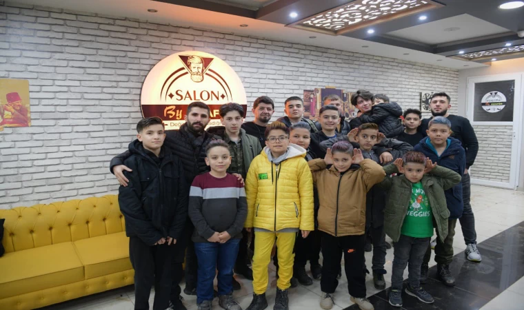 Başkan Gürbüz’ün İyiliği Yay Projesine Salon By Kuaförden destek