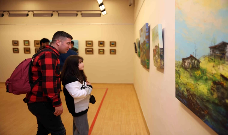 SANKO Sanat Galerisi’ndeki “Barınaklar” Temalı Resim Sergisi
