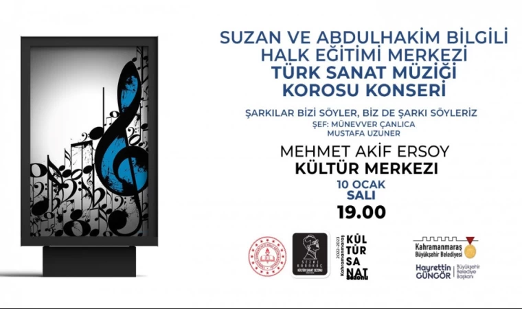Türk Sanat Müziği Korosu Müzik Ziyafeti Yaşatacak