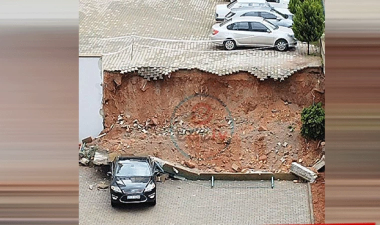 Kahramanmaraş’ta istinat duvarı çöktü!