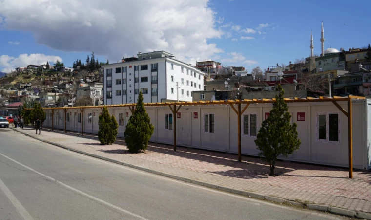 Ballıca Prefabrik Çarşı Hizmete Hazır