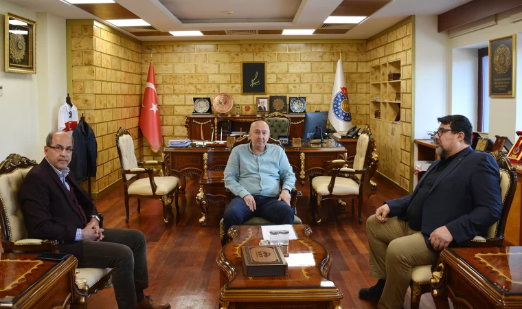 Dışişleri Bakanlığı Merkez Büyükelçisi Korkut Tufan, KSÜ Rektörü Prof. Dr. Alptekin Yasım’ı Ziyaret Etti