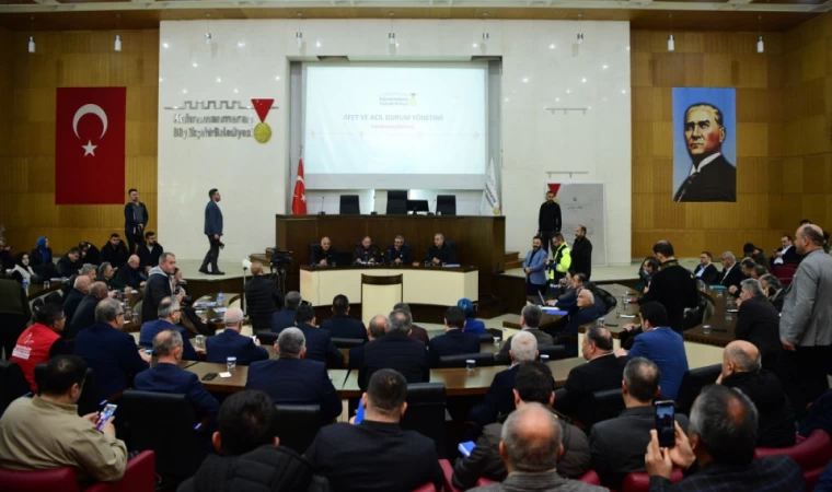 Şehirde Yürütülen Afet ve Acil Durum Çalışmaları Değerlendirildi