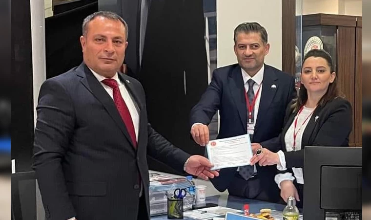 Sermet Yıldız MHP’den aday adaylığı başvurusunu yaptı!
