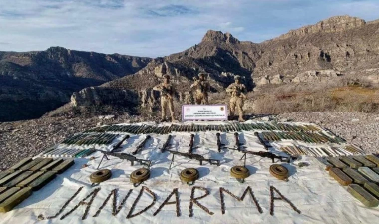 Şırnak ’Abluka’sında çok sayıda mühimmat ele geçirildi