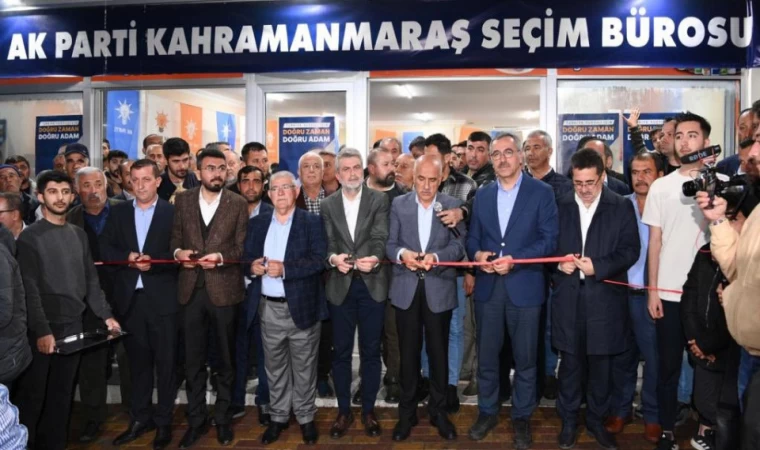 Güngör ve Kirişci, Seçim Koordinasyon Merkezi’nin Açılışına Katıldı
