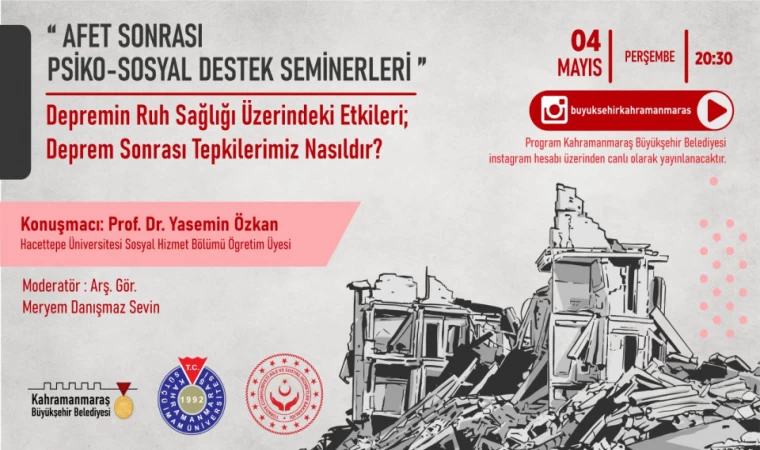 Büyükşehir’in Psiko-Sosyal Destek Seminerleri Devam Ediyor