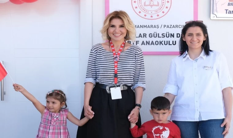 Gülben Ergen’den 44’üncü ana okulunu Kahramanmaraş'a Açtı