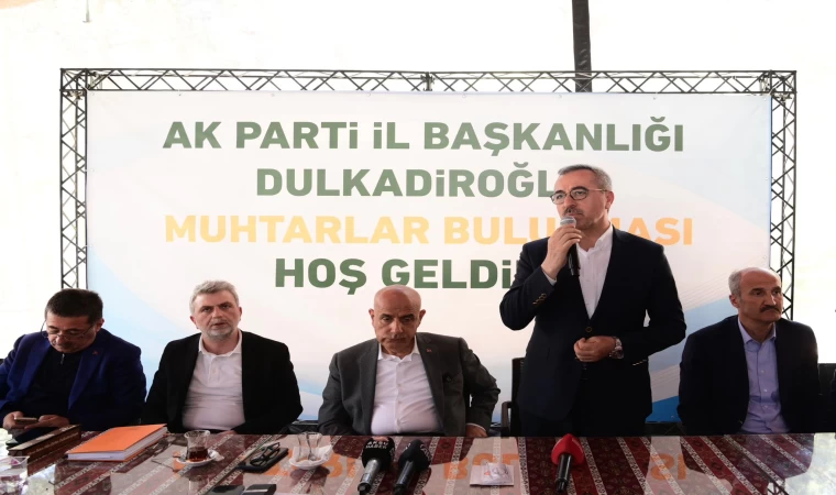 Kirişci ve Güngör, Muhtarlarla Bir Araya Geldi