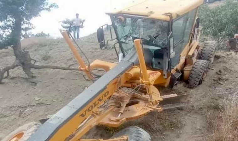 Kahramanmaraş’ta greyderin freni boşaldı: 2 ölü!