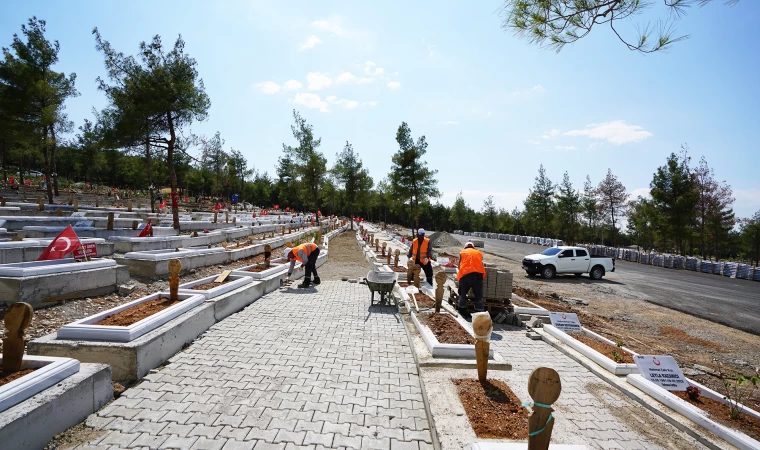Kapıçam Şehir Mezarlığı’nın Ulaşımı İyileştiriliyor