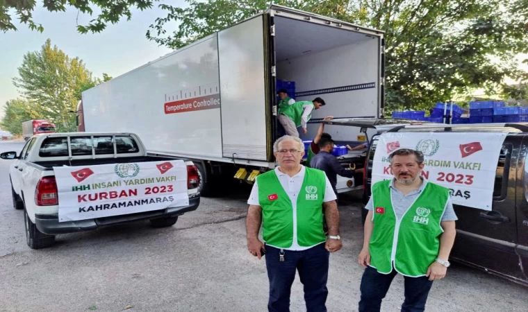 İHH Kahramanmaraş'ta yetimlere kurbanlık payı dağıttı