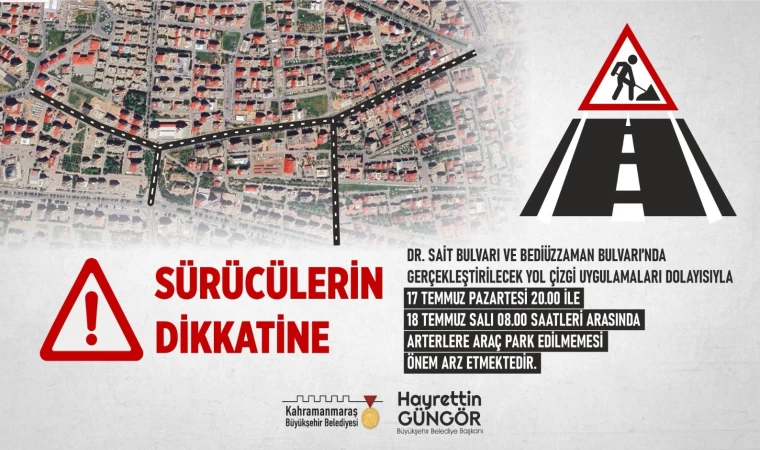 Sürücülerin Dikkatine!
