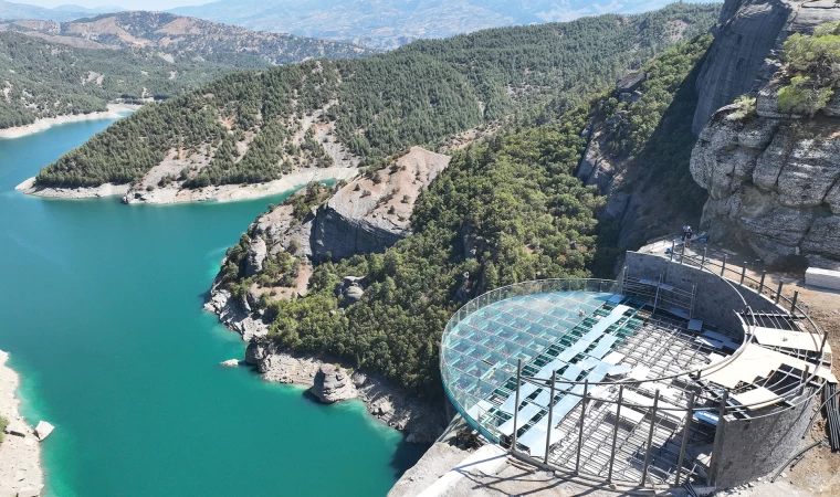 Ali Kayası Cam Teras ve Turizm Tesisleri’nde Sona Yaklaşıldı
