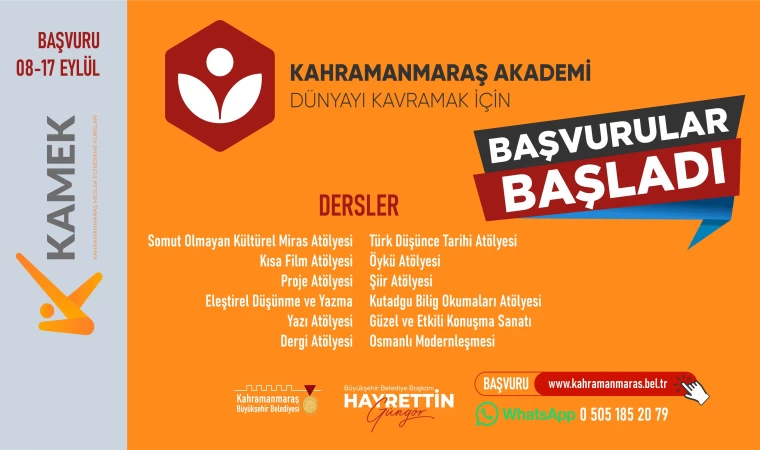 Kahramanmaraş Akademi, Güz Döneminde Kursiyerleriyle Buluşuyor!