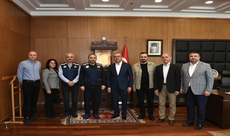 Başkan Güngör, İlbank Genel Müdürü Recep Türk'ü Ağırladı