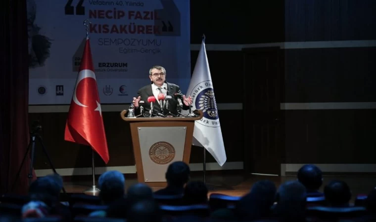 Necip Fazıl, vefatının 40. yılında Erzurum’da anıldı