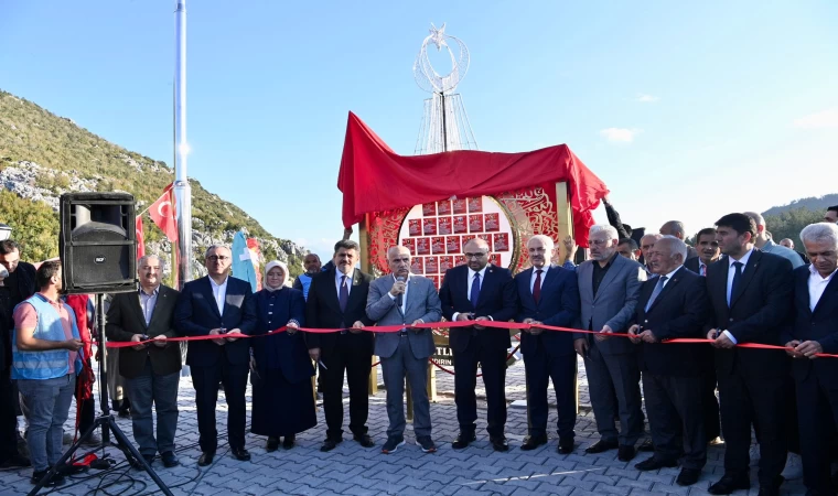 Andırın’da Şehitler Anıtı ve Seyir Terası’nın Açılışı Gerçekleştirildi