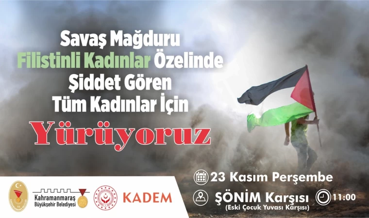 Kadına Şiddete Karşı Ses Olmak İçin Yürünecek!
