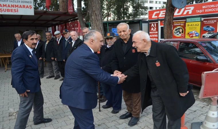 İyi Parti Dulkadiroğlu Belediye Başkan Adayı Can, Kıbrıs Gazilerini Ziyaret Etti