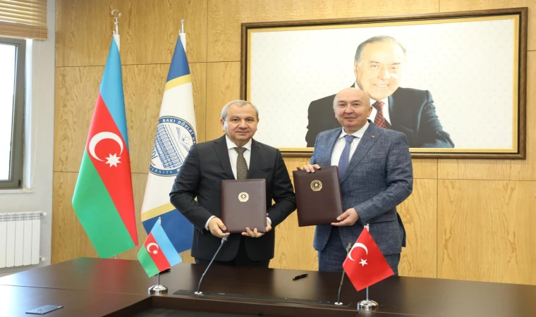 KSÜ ile Bakü Devlet Üniversitesi Arasında İşbirliği Protokolü İmzalandı