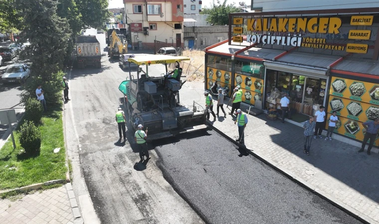 Büyükşehir, Dulkadiroğlu’nda Ulaşım Atağına Devam Ediyor