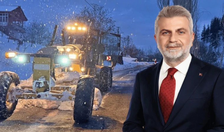 Büyükşehir, Kar Yağışı Sonrası 203 Mahalle Yolunu Ulaşıma Açtı
