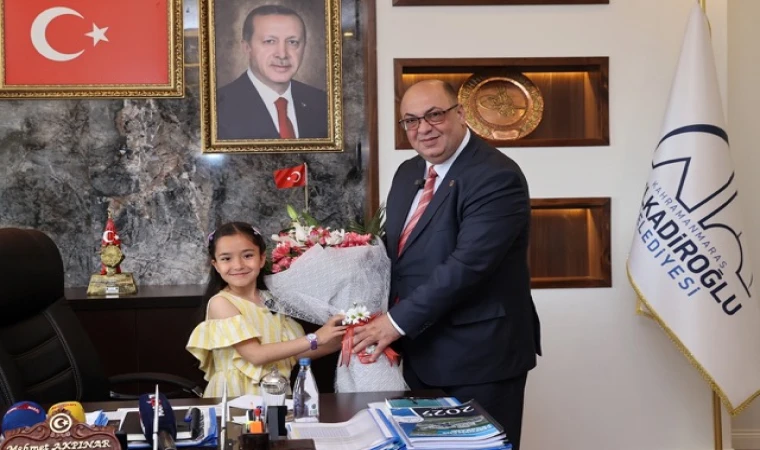 Dulkadiroğlu’nda 23 Nisan Coşkusu: Merve Nida Sarp Başkan Oldu