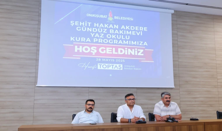 Onikişubat Belediyesi’nin ‘Minik Kalpler Yaz Okulu’nda kuralar çekildi