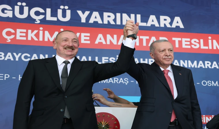 Cumhurbaşkanı Aliyev, “Kadim Türk Toprağı Kahramanmaraş’ta Olmaktan Mutluluk Duyuyorum”