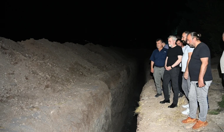 Başkan Görgel, Kılavuzlu İçmesuyu İletim Hattı Çalışmalarını İnceledi