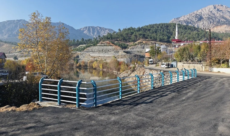 Büyükşehir, Döngel’in Yeni Köprüsünü Ulaşıma Açtı