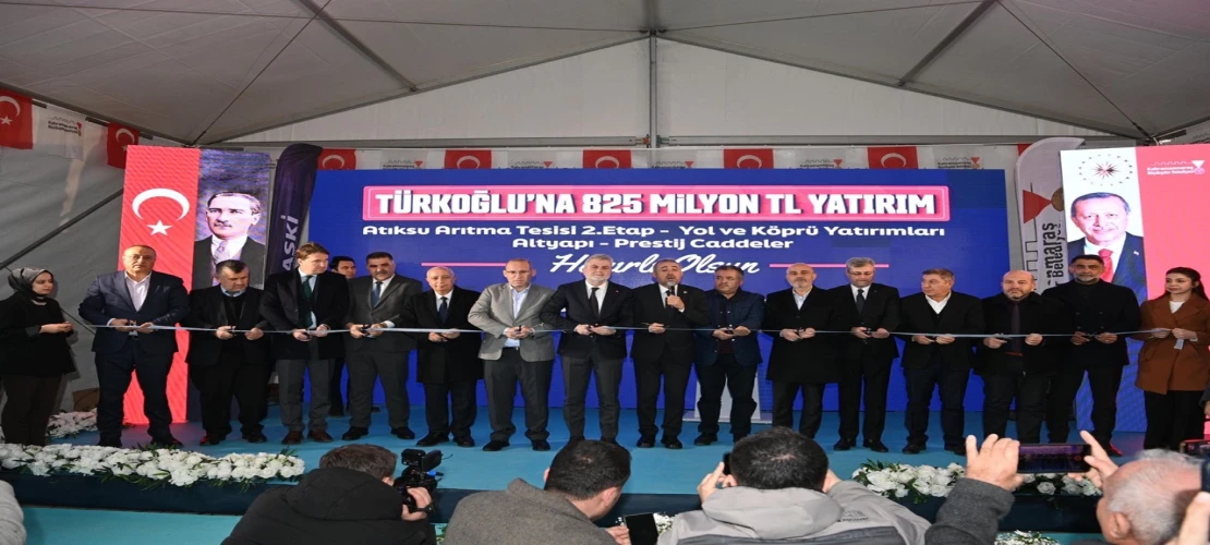 Büyükşehir’in Türkoğlu’ndaki 825 Milyonluk Dev Yatırımlarının Açılışı Gerçekleştirildi