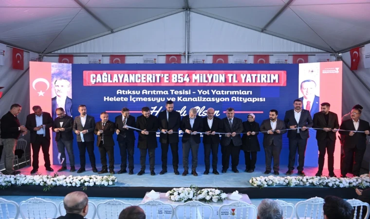 Çağlayancerit’in İleri Biyolojik Atıksu Arıtma Tesisi Hizmete Alındı