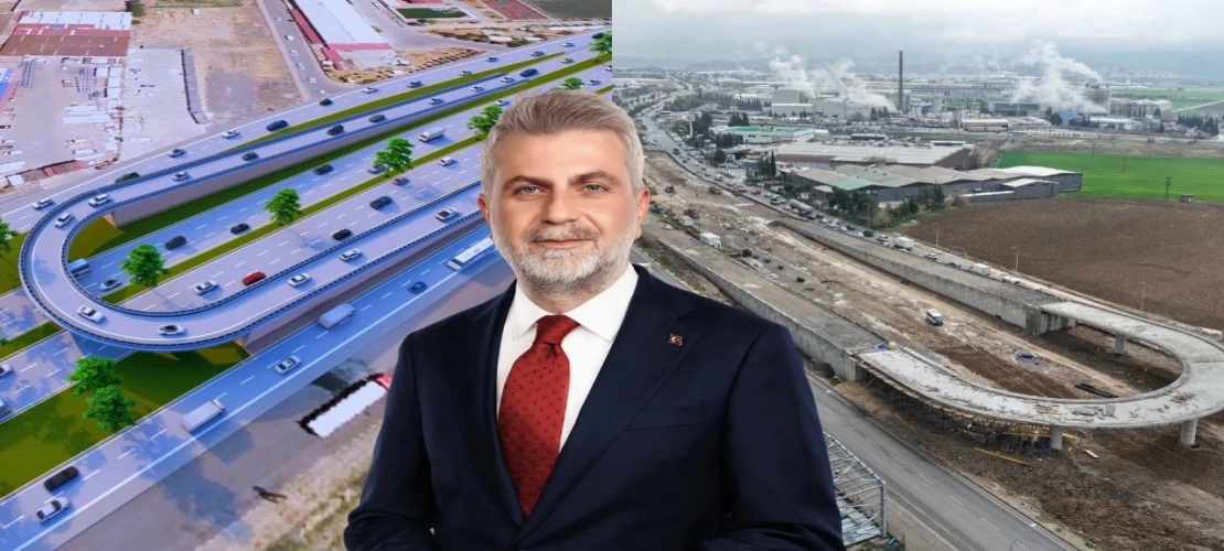 Çevre Yolu’nda Ulaşımı Rahatlatacak Kavşak Hızla Yükseliyor