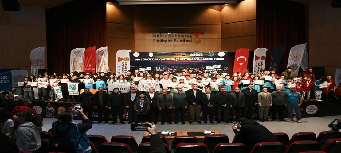 Kahramanmaraş Oryantiring U14 Türkiye Şampiyonasına Ev Sahipliği Yaptı