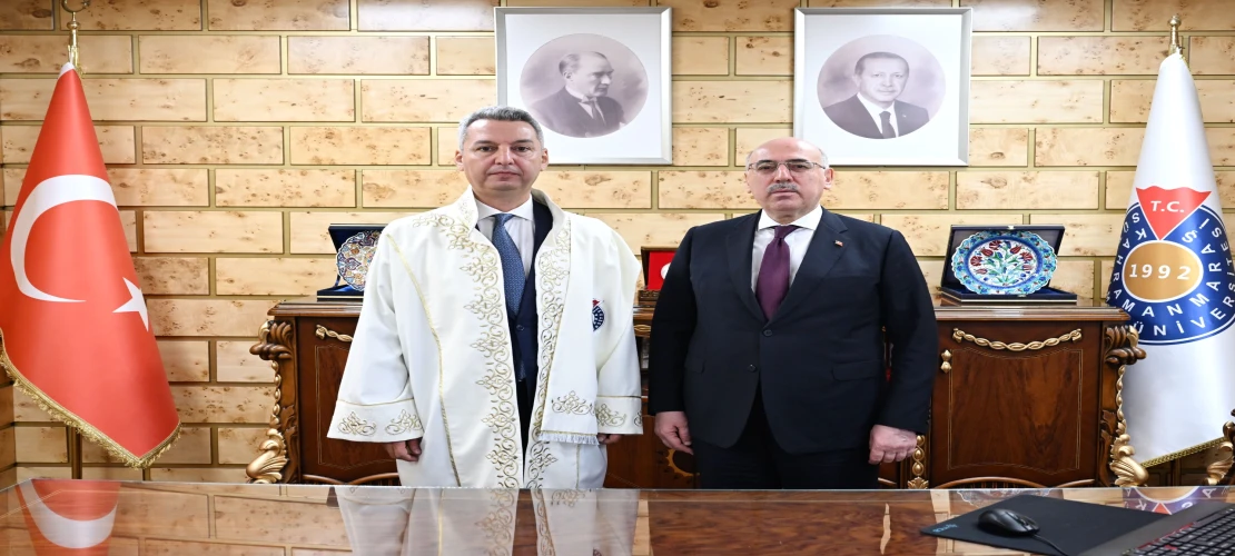 KSÜ’de Rektörlük Devir Teslim Töreni Gerçekleştirildi