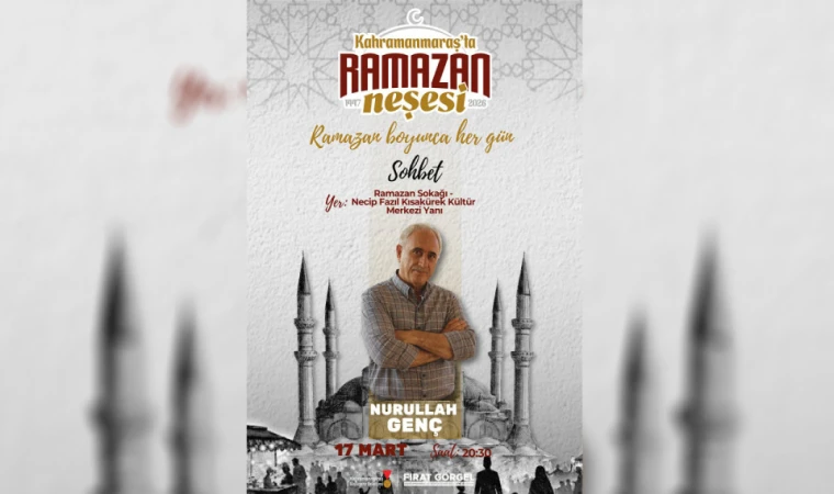 Usta Yazar Genç, Ramazan Sohbetlerinde Sevenleriyle Buluşacak