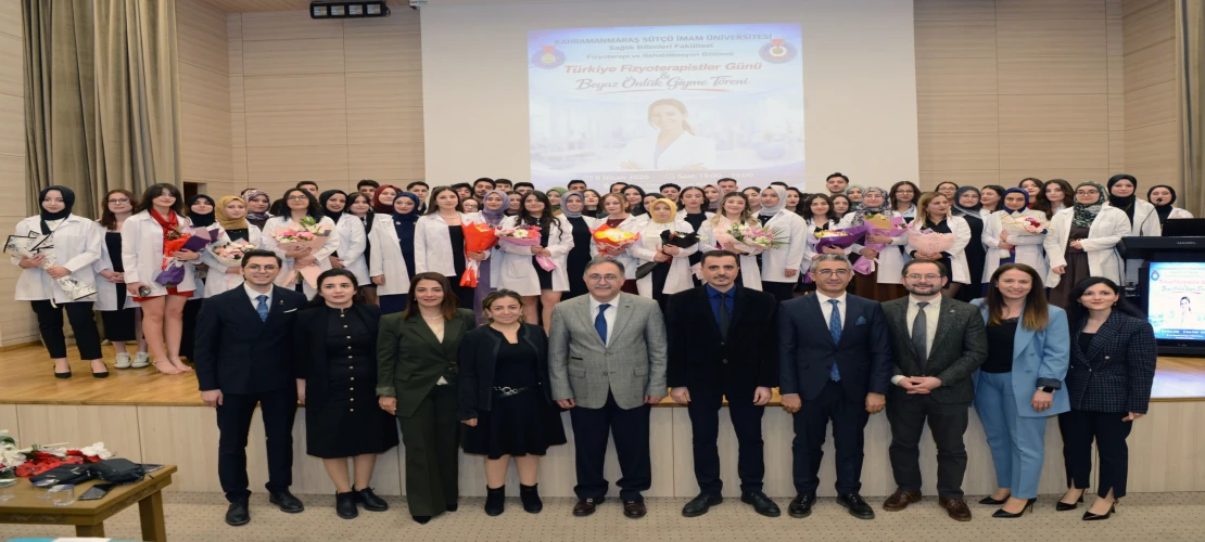 KSÜ’de Fizyoterapist Adayları Beyaz Önlüklerini Giydi