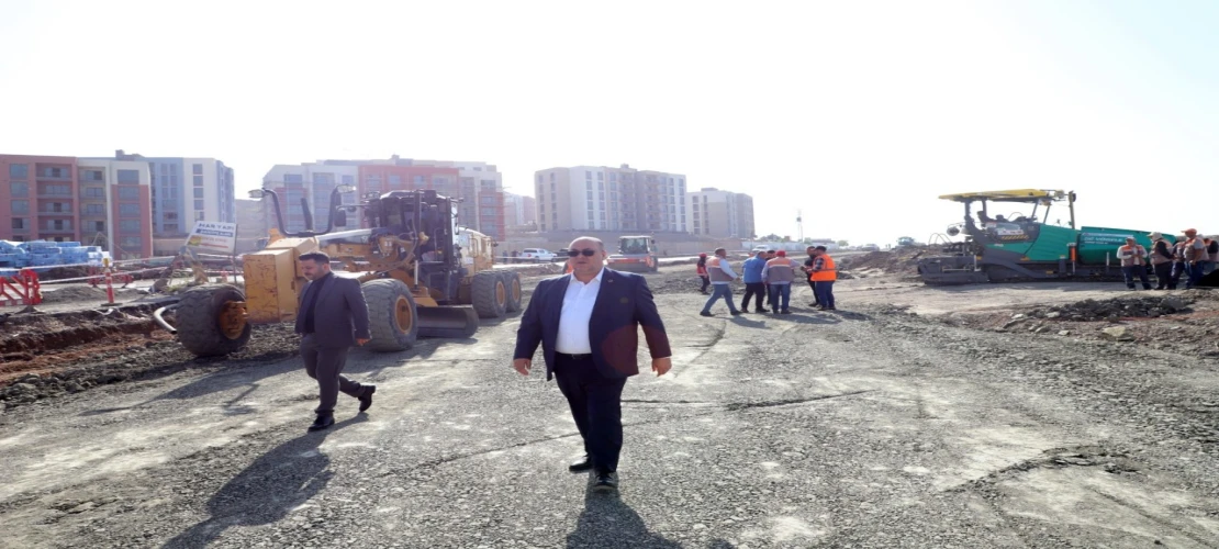 Başkan Akpınar Doğukent Mahallesinde Devam Eden Çalışmaları Yerinde İnceledi