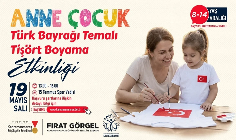 Büyükşehir’den 19 Mayıs’a Özel Anne – Çocuk Etkinliği; Başvurular Başladı