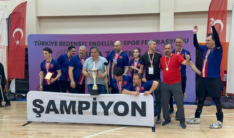 Büyükşehir’in Oturarak Voleybol Takımı Süper Lig’de Namağlup Şampiyon