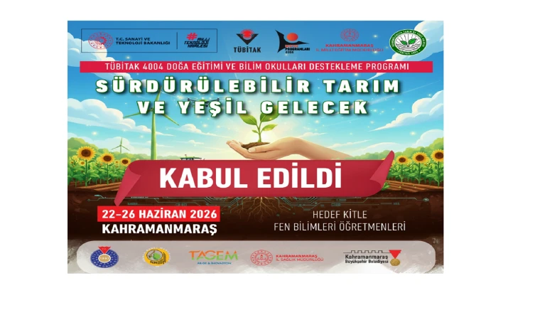 “Sürdürülebilir Tarım ve Yeşil Gelecek” Başlıklı Proje, TÜBİTAK 4004 Programı Kapsamına Alındı